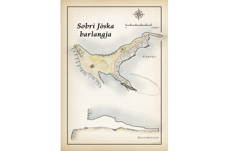 Sobri Jóska barlangja térkép