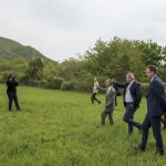 A sajtótájékoztató után a meghívottak megtekintették a projekt helyszínét is ((Fotó: Pelsőczy Csaba)