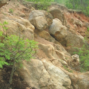 Pázmándi Zsidó-hegyi pirofillit-bánya és pannon  földtani alapszelvény
